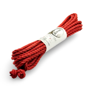 Rødt Signatur Jute Reb i 6 mm til Shibari og Kinbaku