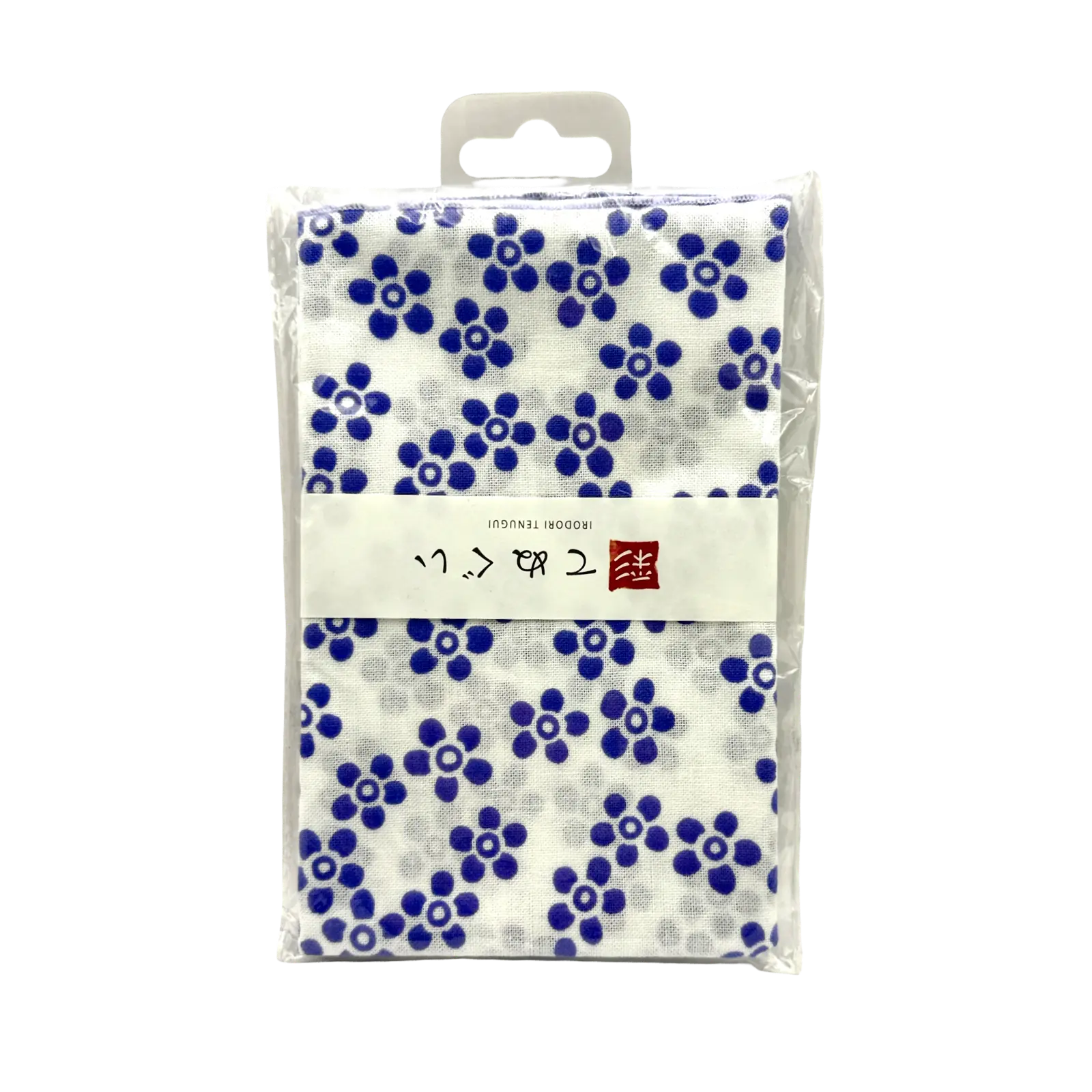 Komesichi Irodori Tenugui Blue Sakura