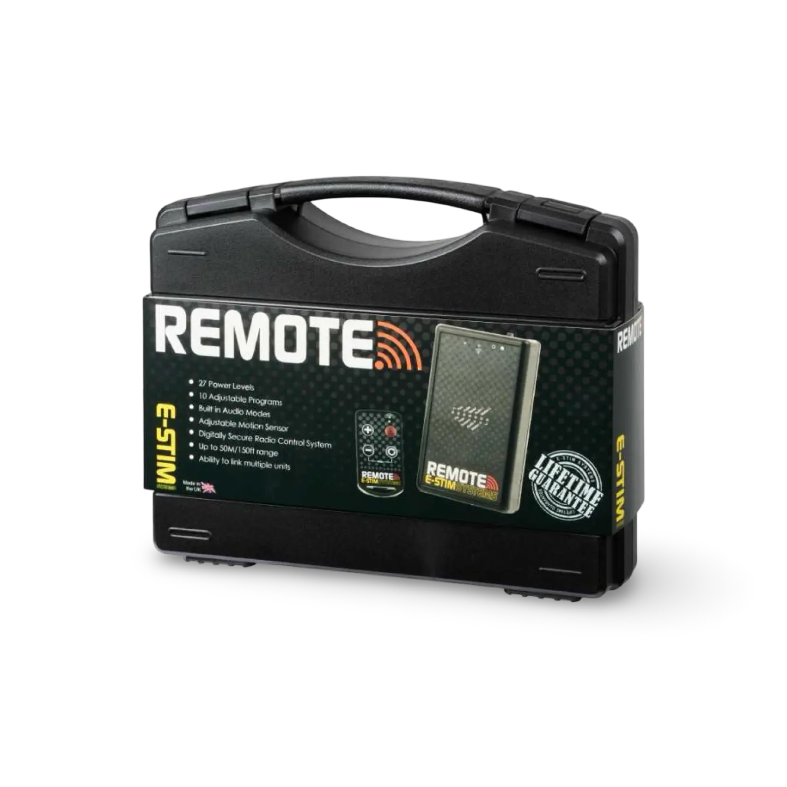 E-Stim Remote System remote-controlled E-Stim powerbox with wireless remote control.