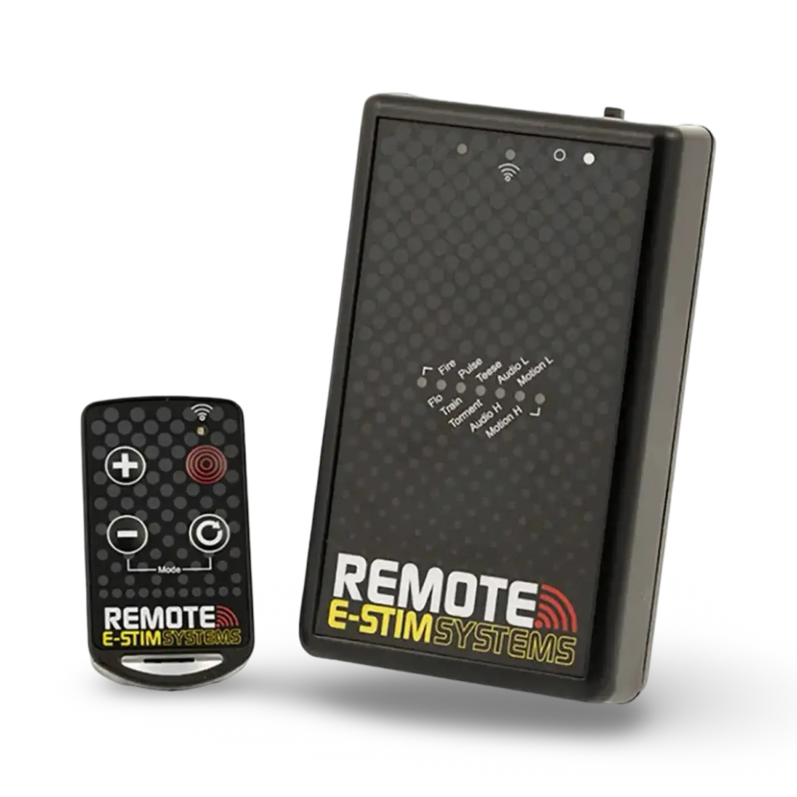 E-Stim Remote System remote-controlled E-Stim powerbox with wireless remote control.