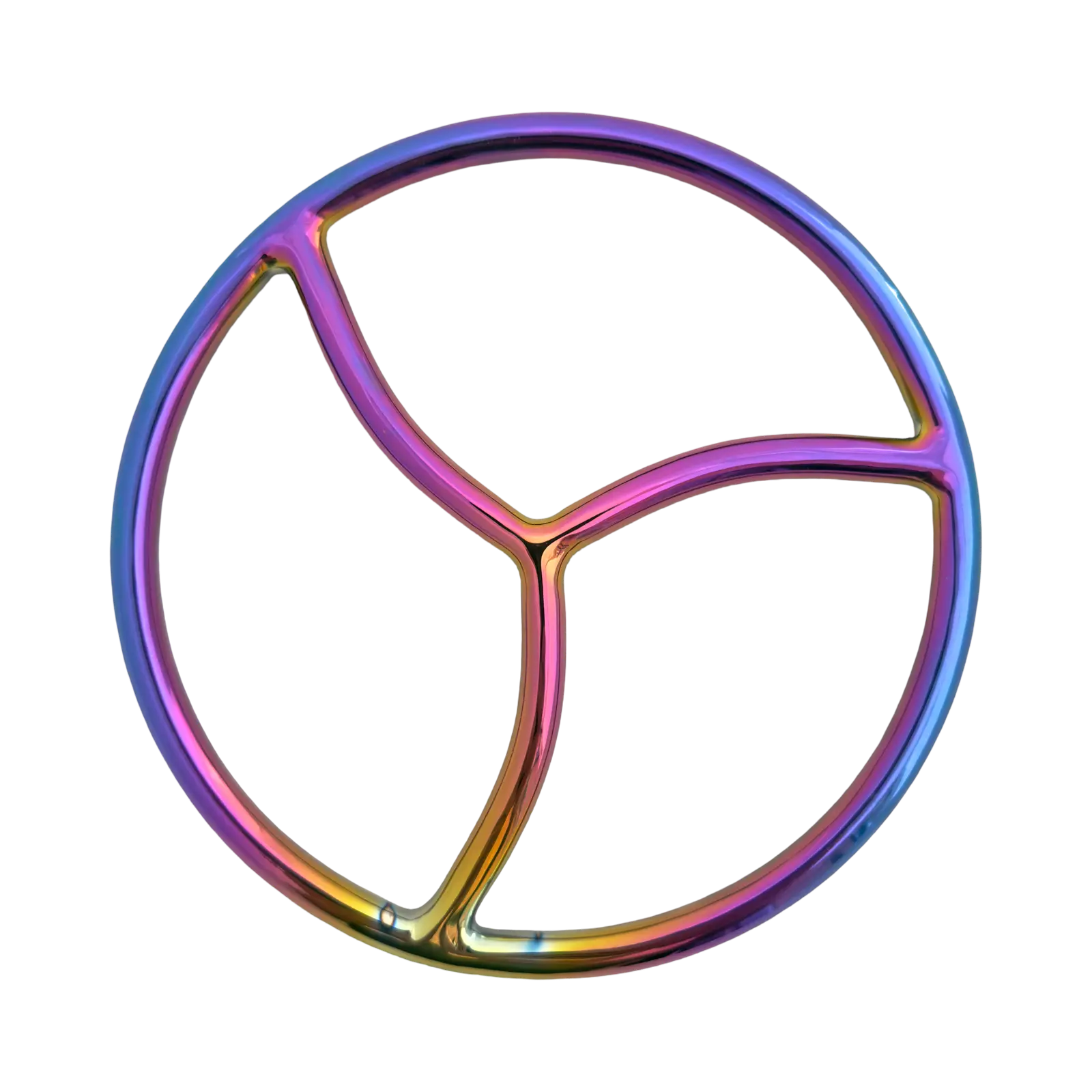 Multicolour Triskele Suspensionsring 23 cm – Rainbow Finish - Image 2